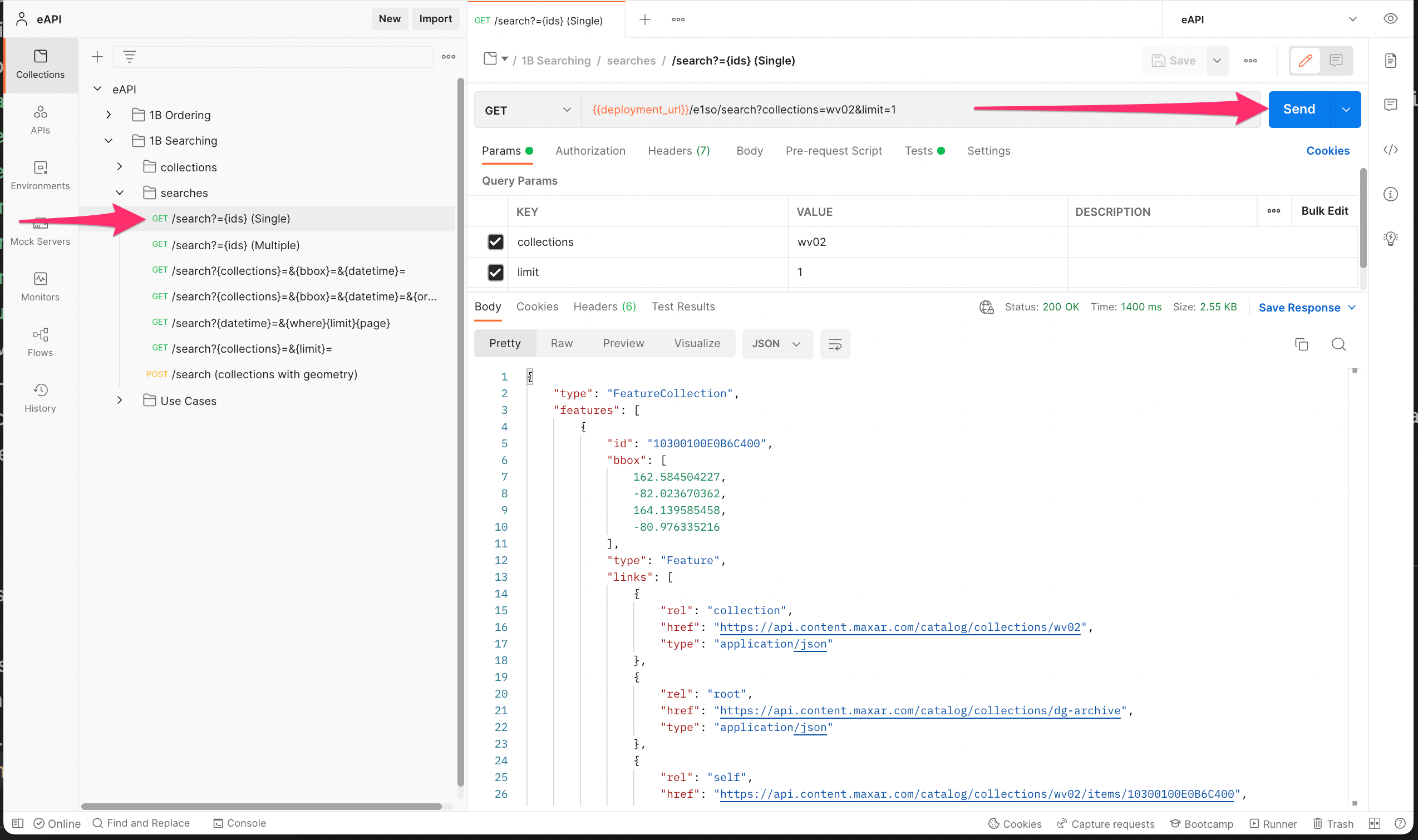 Import Postman JSON
